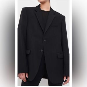 Gorgeous oversized single breasted Wardrobe NYC blazer worn once